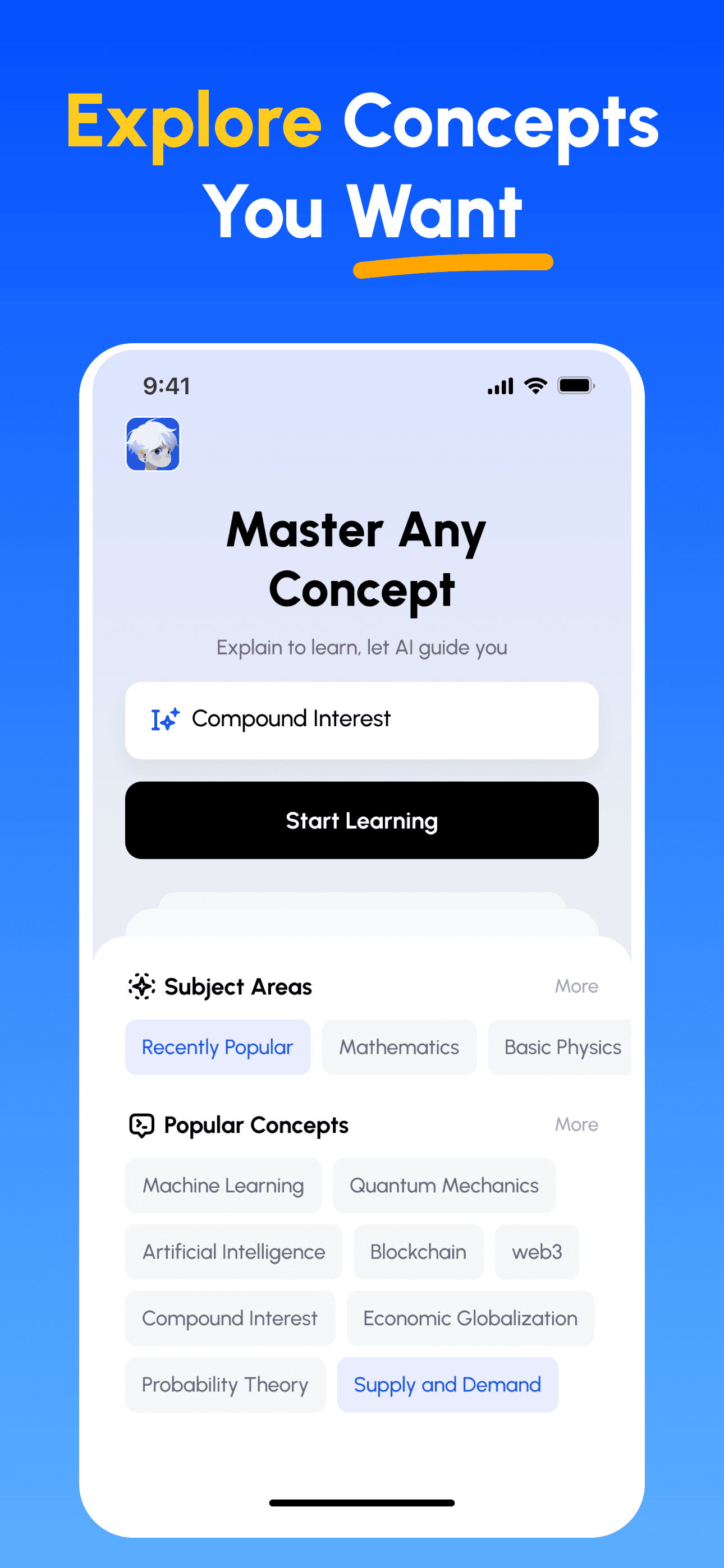 Concepts screenshot